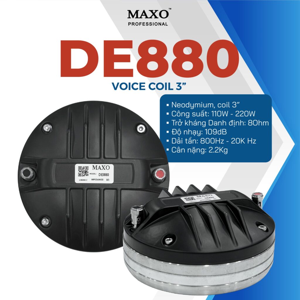 loa-treble-de880-thong-so-ky-thuat