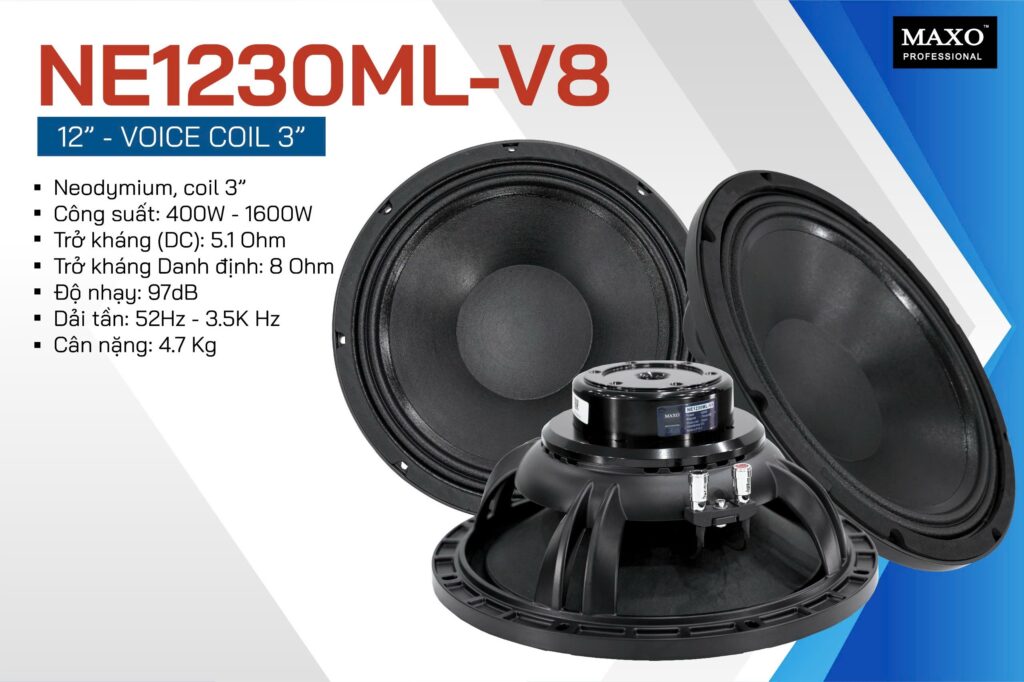 loa-bass-3-tac-ne1230mlv8-thong-so-ky-thuat